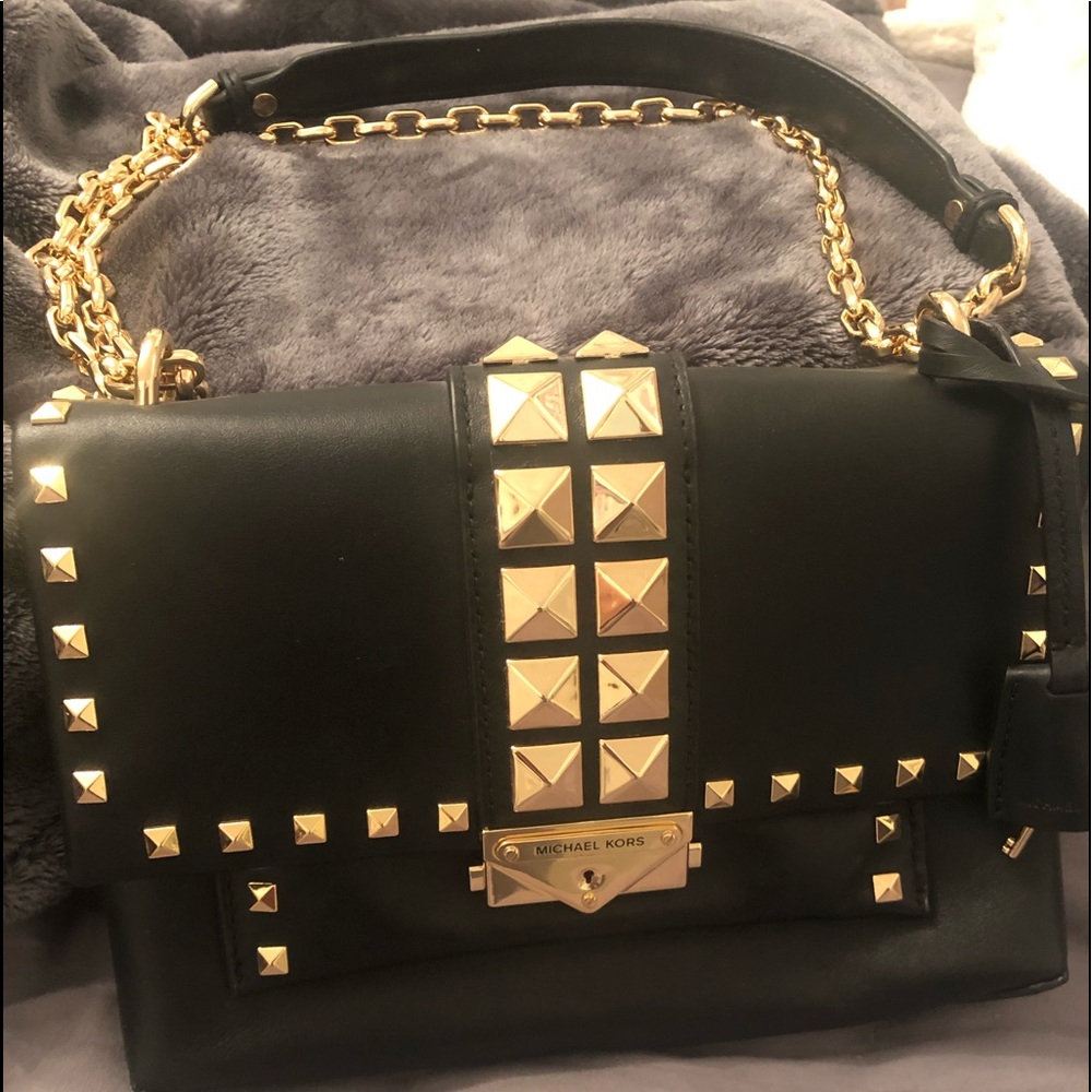 Michael Kors Cece black studded bag